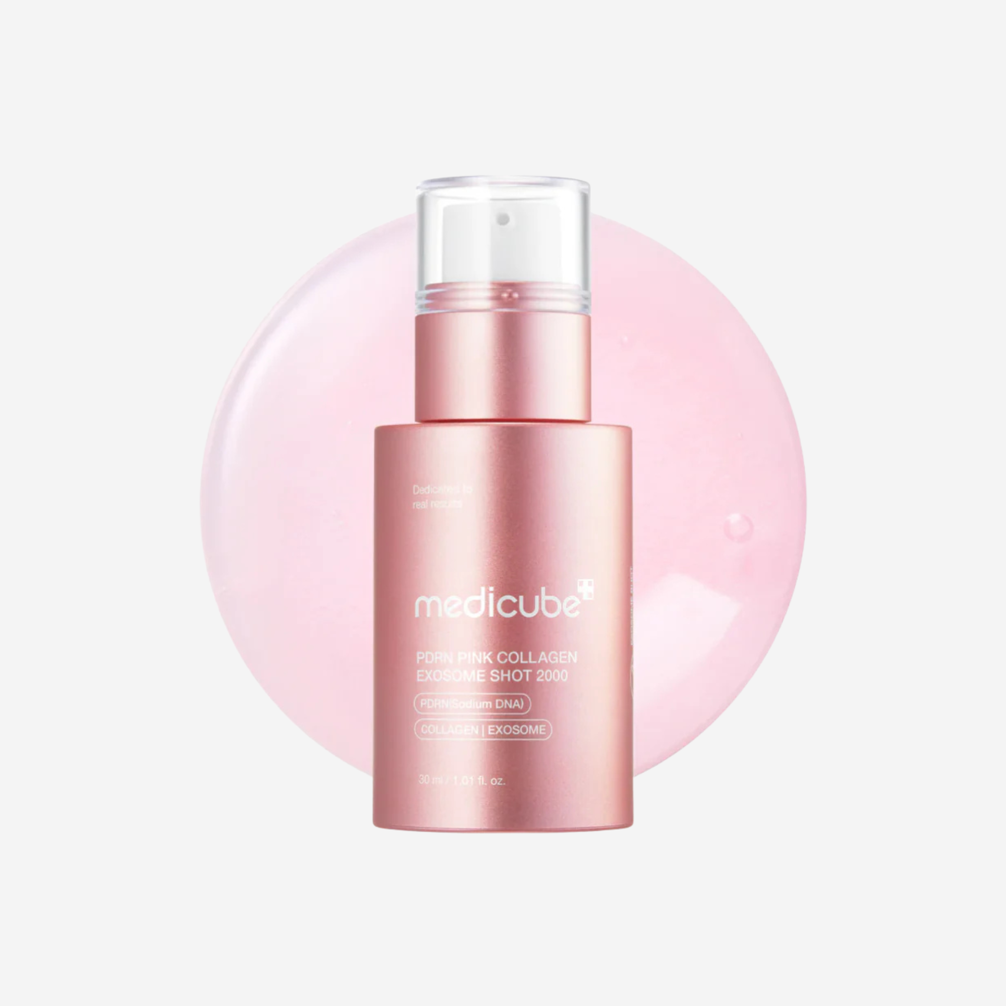 Soro Shot PDRN Collágeno Rosa – Glow e Elasticidade