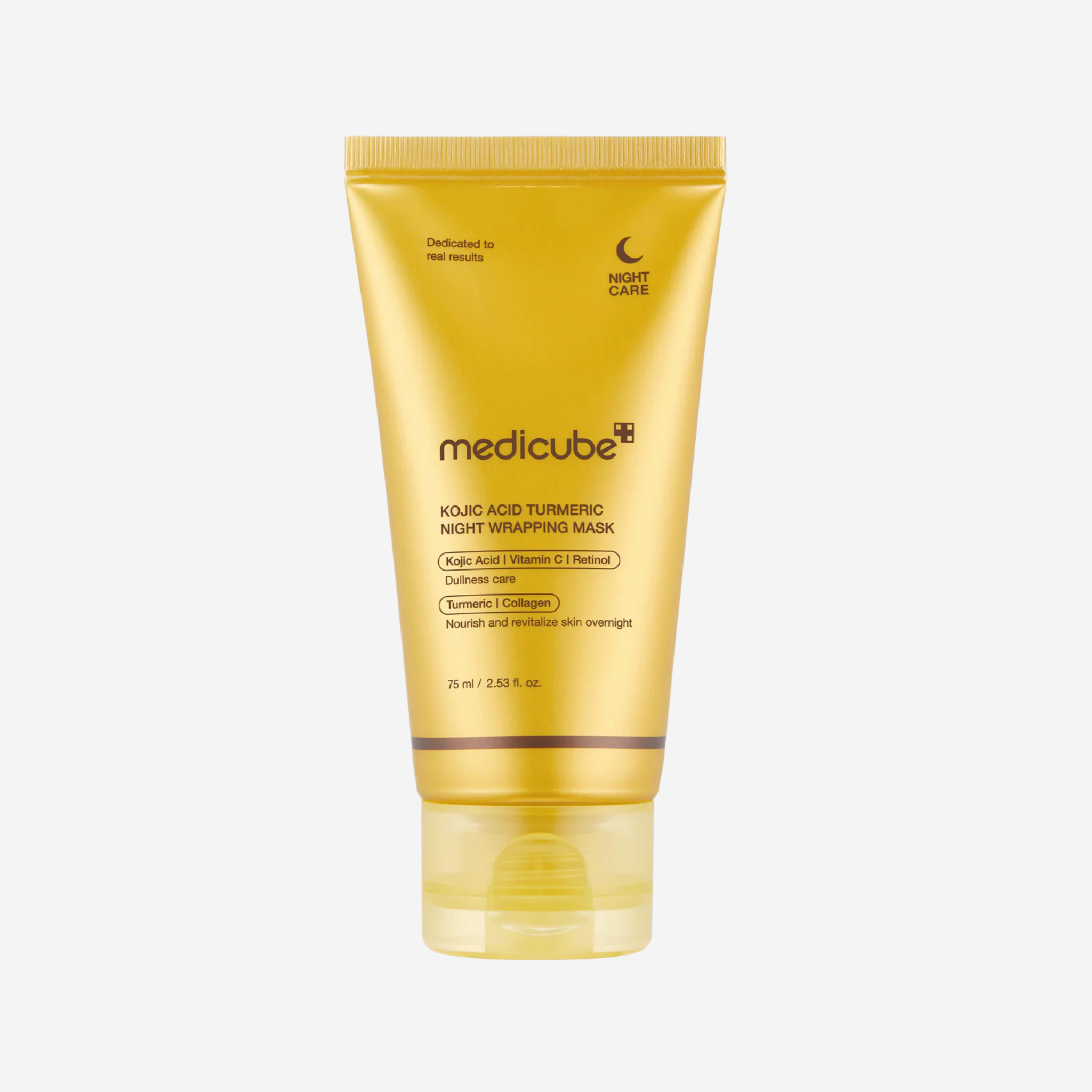 Máscara Facial Noturna com Ácido Kójico e Cúrcuma