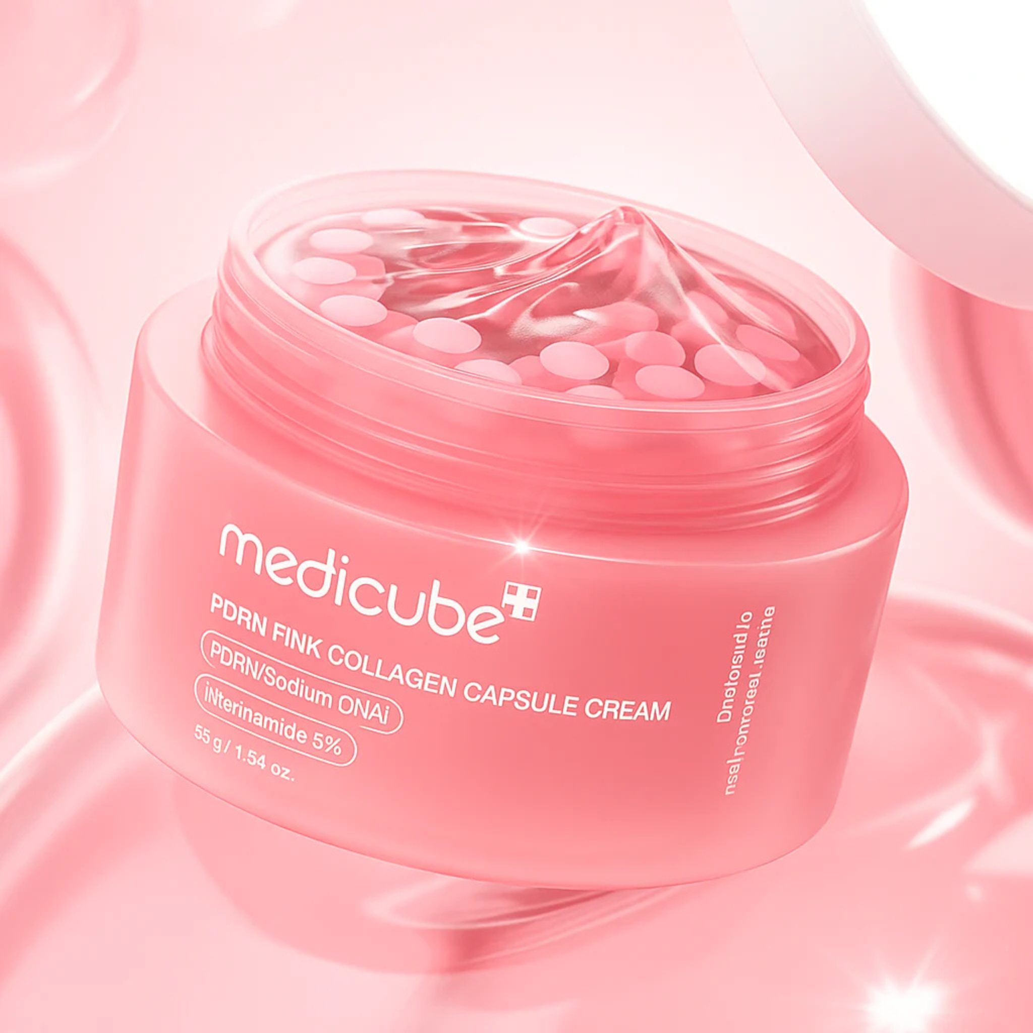 Creme em Cápsulas de Colágeno Rosa com PDRN